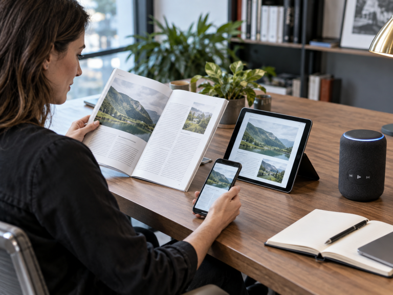 Designing a Publication for More Than One Reading Mode